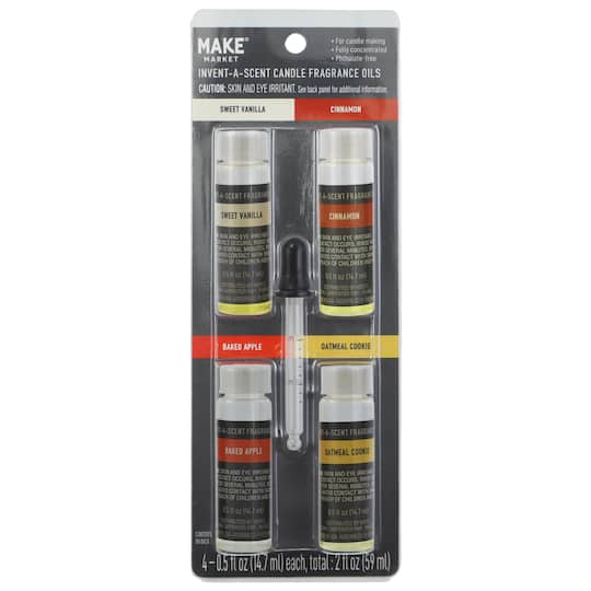 Invent-a-Scent Home Baked Candle Fragrance Oil Set by Make Market&#xAE;